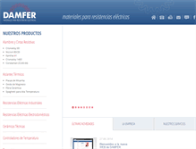 Tablet Screenshot of damfer.com